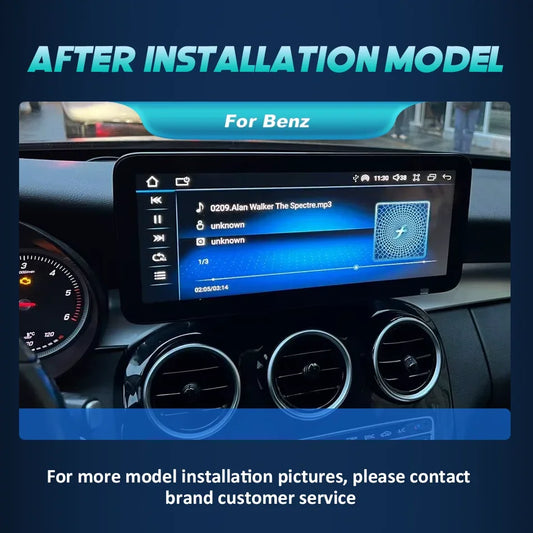 Linux Car Radio Carplay Touch Screen For Mercedes Benz C GLC V A GLA CLA Class W176 X156 C117 W205 C253 W446 Central Monitor