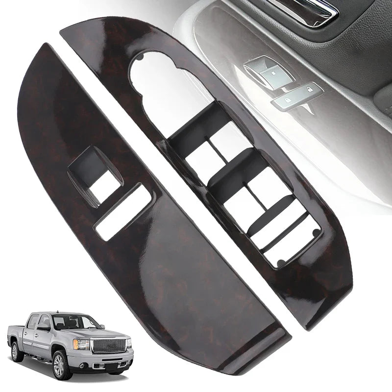 Front Window Switch Bezel Cover for Chevy Avalanche Silverado Suburban Tahoe GMC Sierra Yukon XL 2007-2009 25924151 20877646