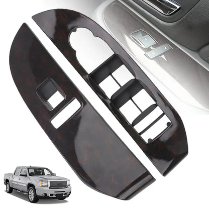 Front Window Switch Bezel Cover for Chevy Avalanche Silverado Suburban Tahoe GMC Sierra Yukon XL 2007-2009 25924151 20877646