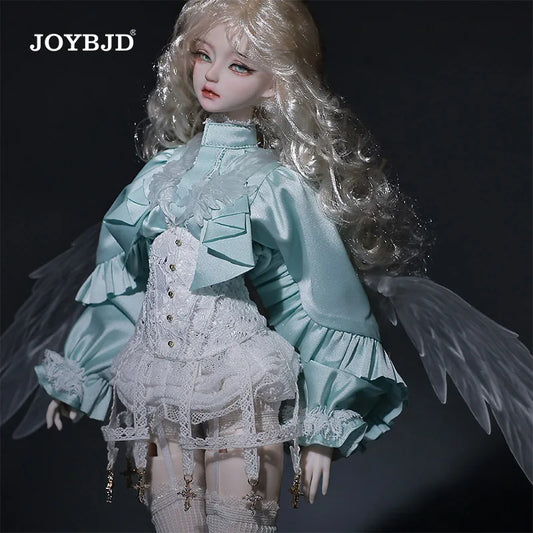 Qadir Bjd Doll 1/4 Muxi Body Haniel Wings Princess Beauty Battle Angel Knight Fairy of Angel FullsetB Joybjd
