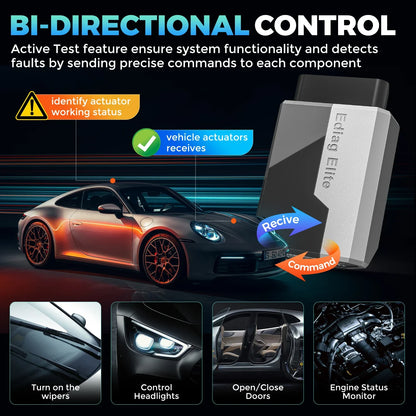 10pcs/Lot KINGBOLEN Ediag Elite Full System Car Diagnostic Tools 15 Reset Bi-directional CANFD Lifetime Free for ios android