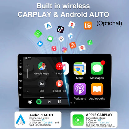 Car Radio Carplay For Dodge Avenger JS 2007 - 2010 For Dodge Nitro 2006 - 2011 Navigation GPS Android Auto Multimedia Player BT