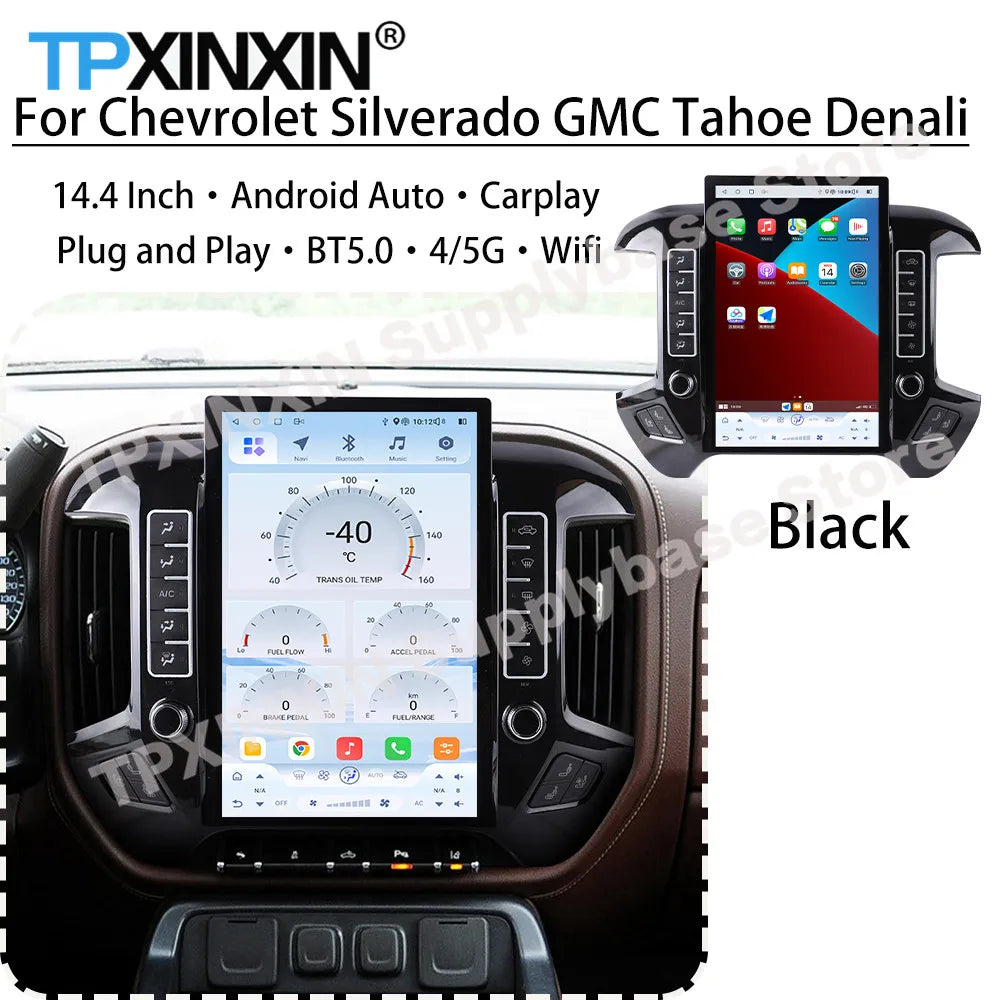 12.3‘’ Digital Performance Display Dashboard For Chevrolet Silverado GMC Tahoe Denali 2013~2019 DenaliDigital Instrument Cluster