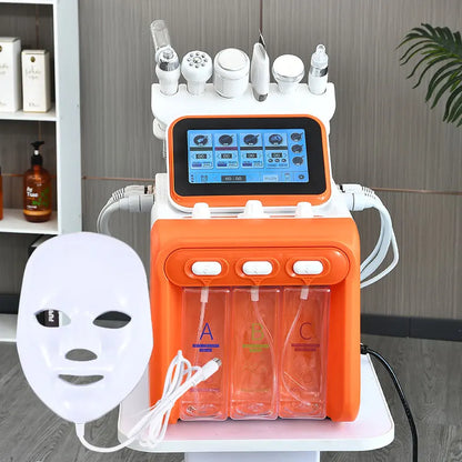 7 in 1 Aqua Peeling H2O2 Facial Machine Hydra Water Dermabrasion Skin Scrubber Peel Oxygen Jet Facial Machine