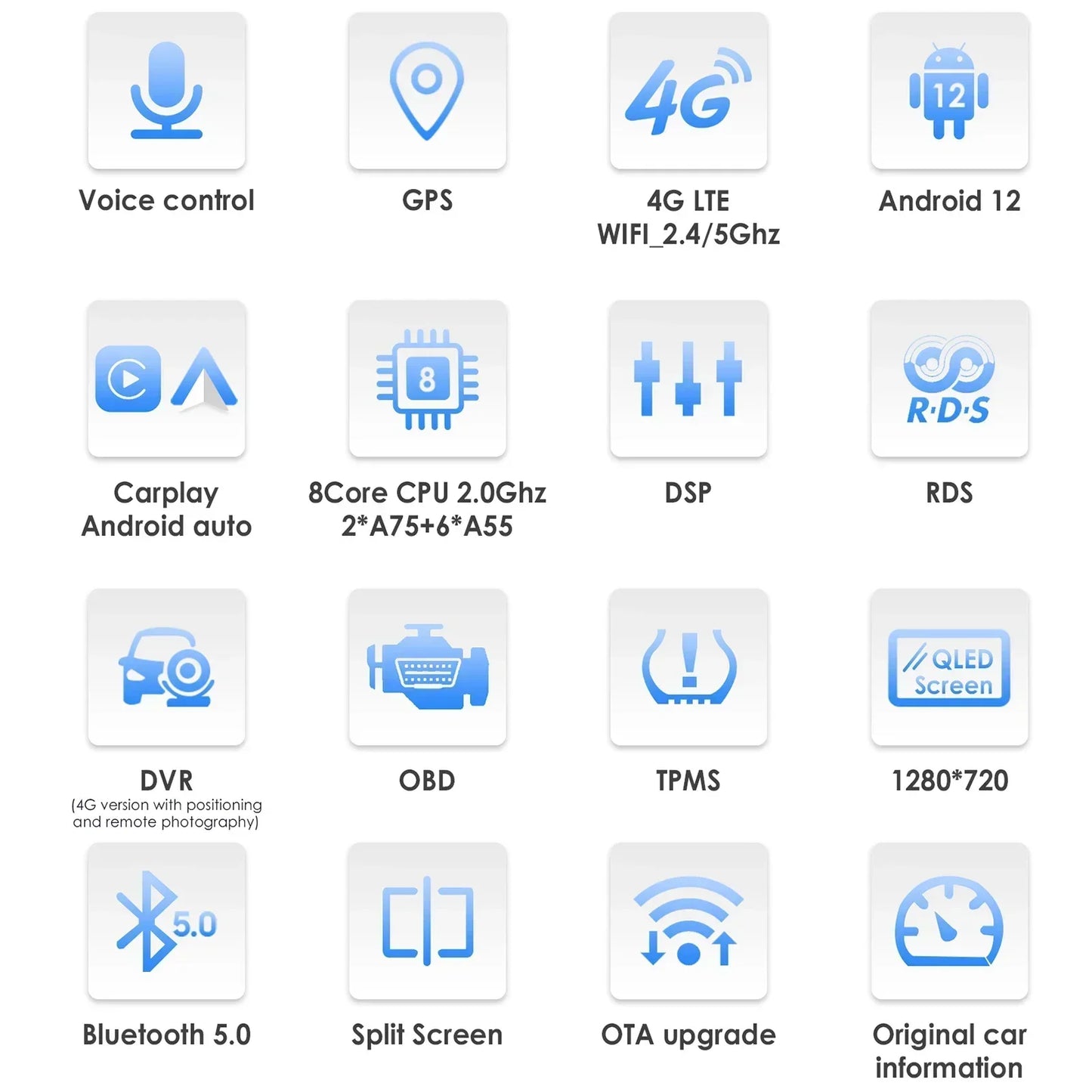 Hizpo Carplay 4G 360 Camera Android Car Radio for Mitsubishi Mirage 2012-2023 Space Star Dodge Attitude Video GPS 2din Autoradio