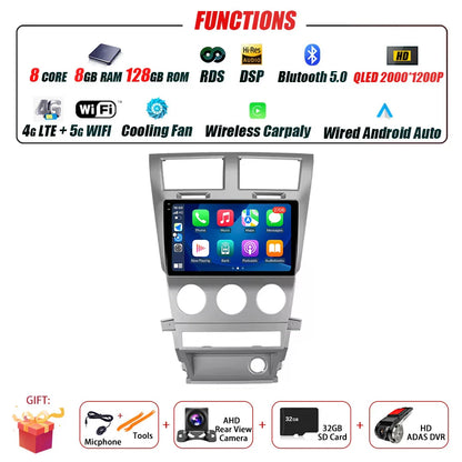 Car Radio Carplay For Dodge Avenger JS 2007 - 2010 For Dodge Nitro 2006 - 2011 Navigation GPS Android Auto Multimedia Player BT