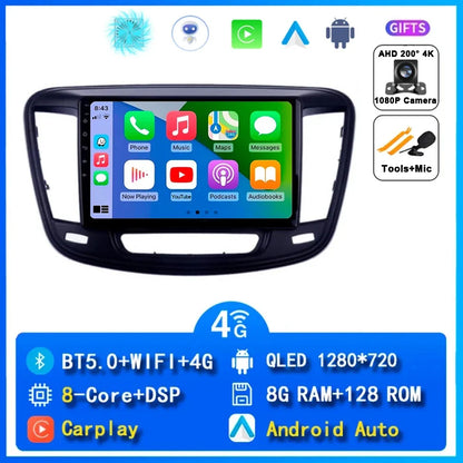 For Chrysler 200 200C 2015 - 2019 Android 14 Radio Video Player Car Autoradio Multimedia Screen Stereo Carplay Navigation