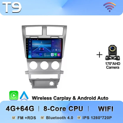 Car Multimedia Radio Player For Dodge Avenger JS 2007 - 2010 For Dodge Nitro 2006 - 2011 Android 14 2din Autoradio BT 5G Wifi