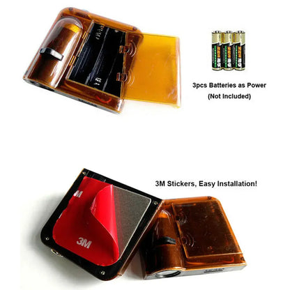 2x Your Customized Logo Car Door LED Light Wireless Sensor No Need Drilling Ghost Shadow Puddle Laser Projector Universal