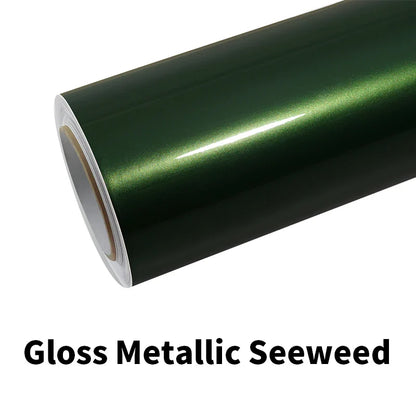 ZHUAIYA Gloss Metallic RED Vinyl Wrap film wrapping film bright 152*18m roll quality Warranty covering film voiture