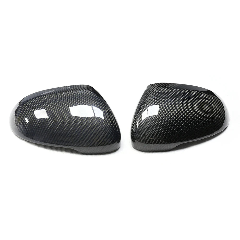 For Volkswagen VW 2015+ CC Passat B8 Real Carbon Fiber Side Rearview Mirror Cover Replacement GTI Lane assist R-Line Touring