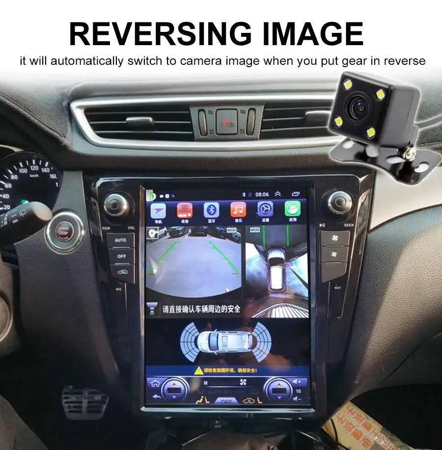 12.1" Tesla Screen Car Multimedia Video Player For Nissan xtrail 2019 X-Trail 2017 Qashqai Radio Android 13 Stereo GPS CarPlay