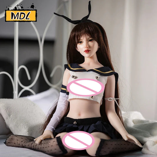 MDL 1/3 scale-60cm human doll / movable soft silicone body / resin head / man's anime doll toys / model collection store