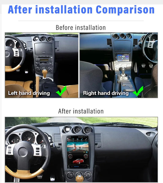 RHD LHD Car Radio Multimedia Video Player For Nissan 350Z Z33 2002-2007 Auto Audio Stereo Android GPS Navigation Head Unit