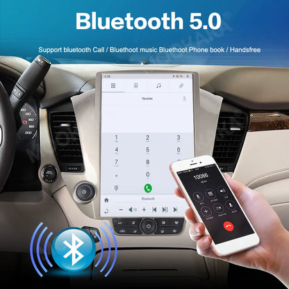 14.4" inch Android 13 8+128G Tesla Screen Car DSP Player For GMC Yukon Chevrolet Tahoe Suburban 2014+ GPS Radio Stereo Head Unit