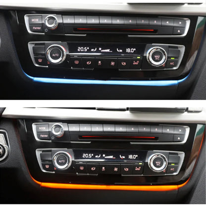 For BMW 3 4 Series F30 F35 F31 Center Console AC Panel Ambient Light Radio Trim LED Dashboard Atmosphere Lamp 2012-2019