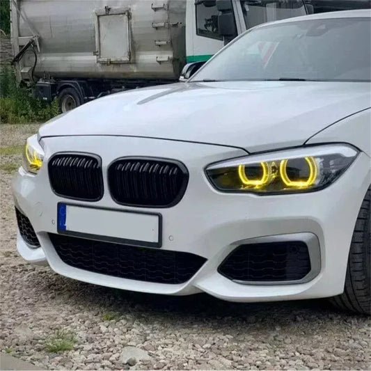 Lemon yellow light board suitable for 2017 BMW 1 Series F20 F21 LCI 118I LED headlights Angel Eye yellow DRL board
