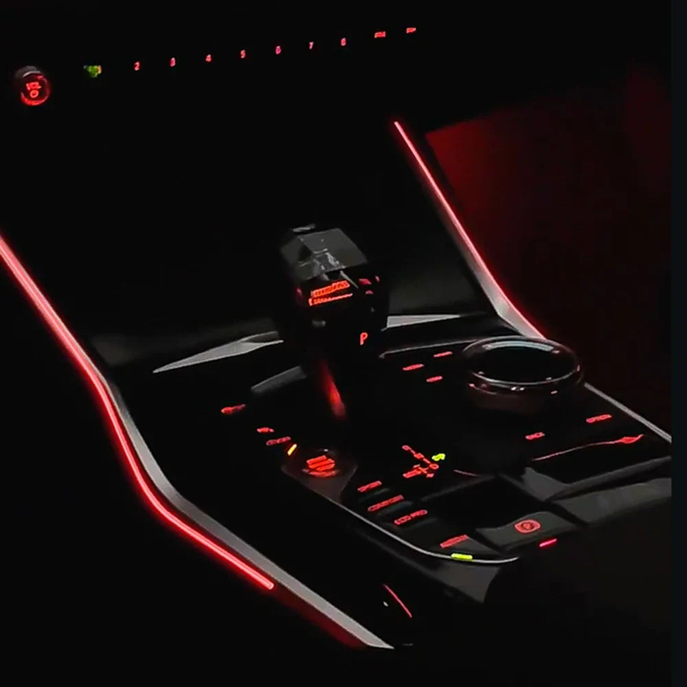 11 Colours Center console Saddle light For BMW New 3/4 Series G20 G22 M3 M4 LED decorative lights in the car Ambient light Refit