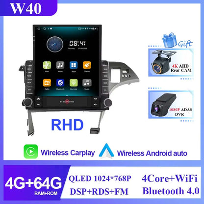 Car For Toyota Prius 3 XW30 2009 - 2015 RHD Android Auto Radio Stereo Head Unit Multimedia Player Navigation Carplay No 2din DVD