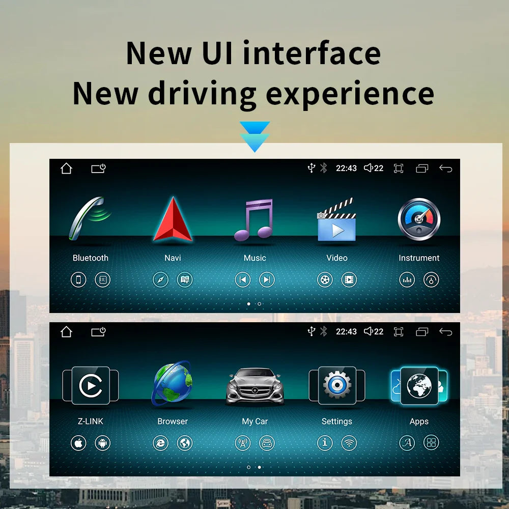 New Car Multimedia Wireless Android AUTO CarPlay 12.3inch Screen For Mercedes Benz CLA C117 Car Video Players wifi dsp 4g