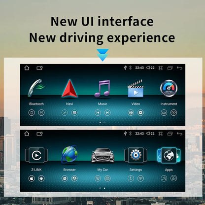 New Car Multimedia Wireless Android AUTO CarPlay 12.3inch Screen For Mercedes Benz CLA C117 Car Video Players wifi dsp 4g