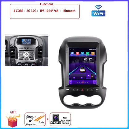 9.7 inch Car Video Radio Player Wireless Carplay DSP Stereo Touch Screen Auto Tools BT  For Ford Ranger 3 2011-2015 AM/FM/RDS