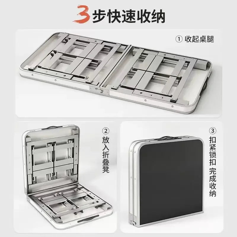 Outdoor Folding Table Camping Picnic Going Out Lifting Portable Chair Night Market Stall Simple Portable Travel Folding Table