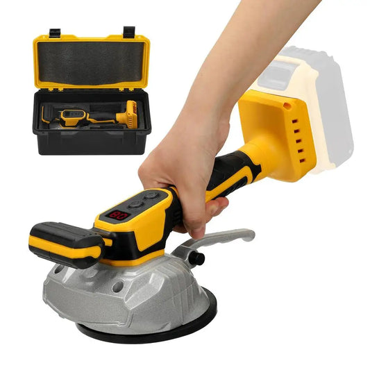 Cordless Tile Vibration Leveling Machine Portable 20V Battery Powered Tool Suction Cup 110LBS 8 Adjustable Speed Digital Display power tools