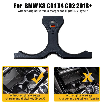 Cup holder ambient light for BMW 3 G20 4 G22 5 G30 6 G32 X3 G01 X4 G02 X5 G05 X6 G06 X7 G07