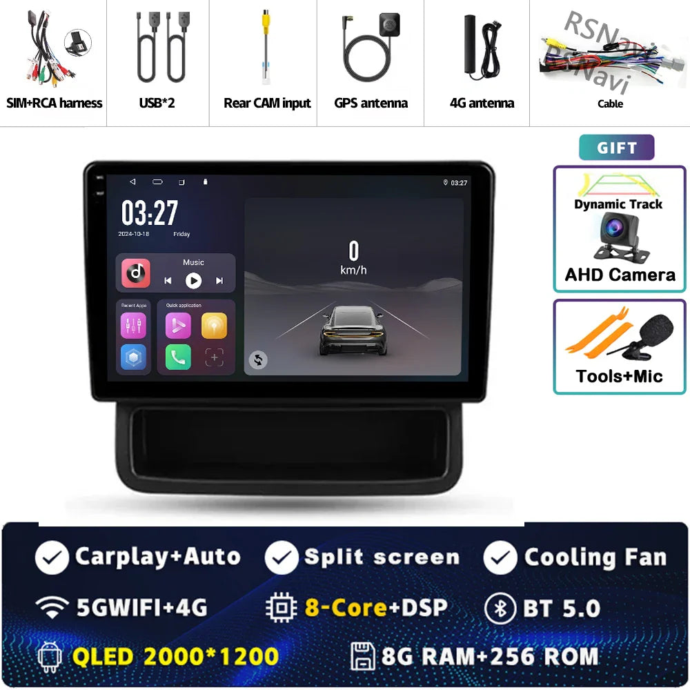 Android 14 Carplay Auto For Renault Trafic 2 For Opel Vivaro A For Nissan primastar 2006 - 2014 Car Radio Stereo Player Video BT