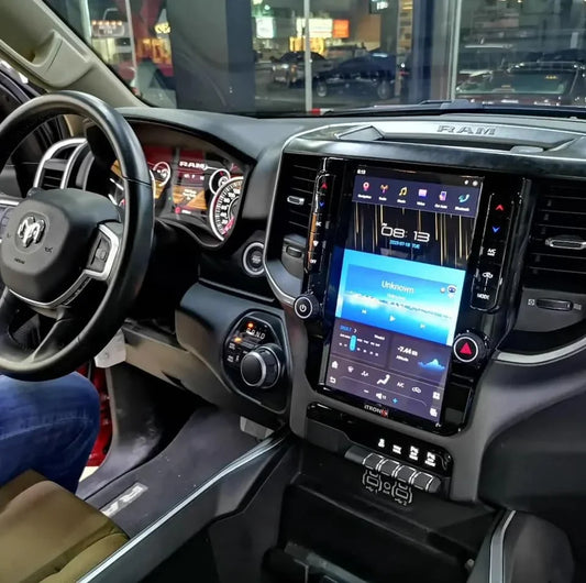 12.1 " Android Auto Carplay For Dodge Ram 1500 2500 3500 4500 2008-2019 2020 2021 2022 2023 2024 Car Radio Multimedia Head Unit