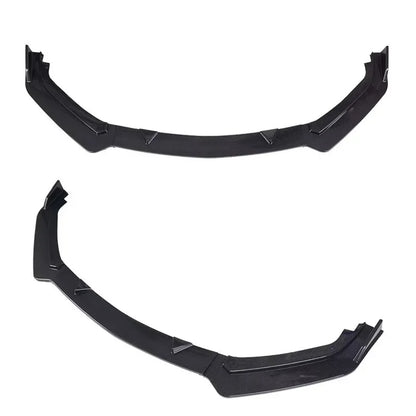 3Pcs/set Glossy Black Car Front Bumper Lip Diffuser Spoiler for Infiniti Q60 2017-2022