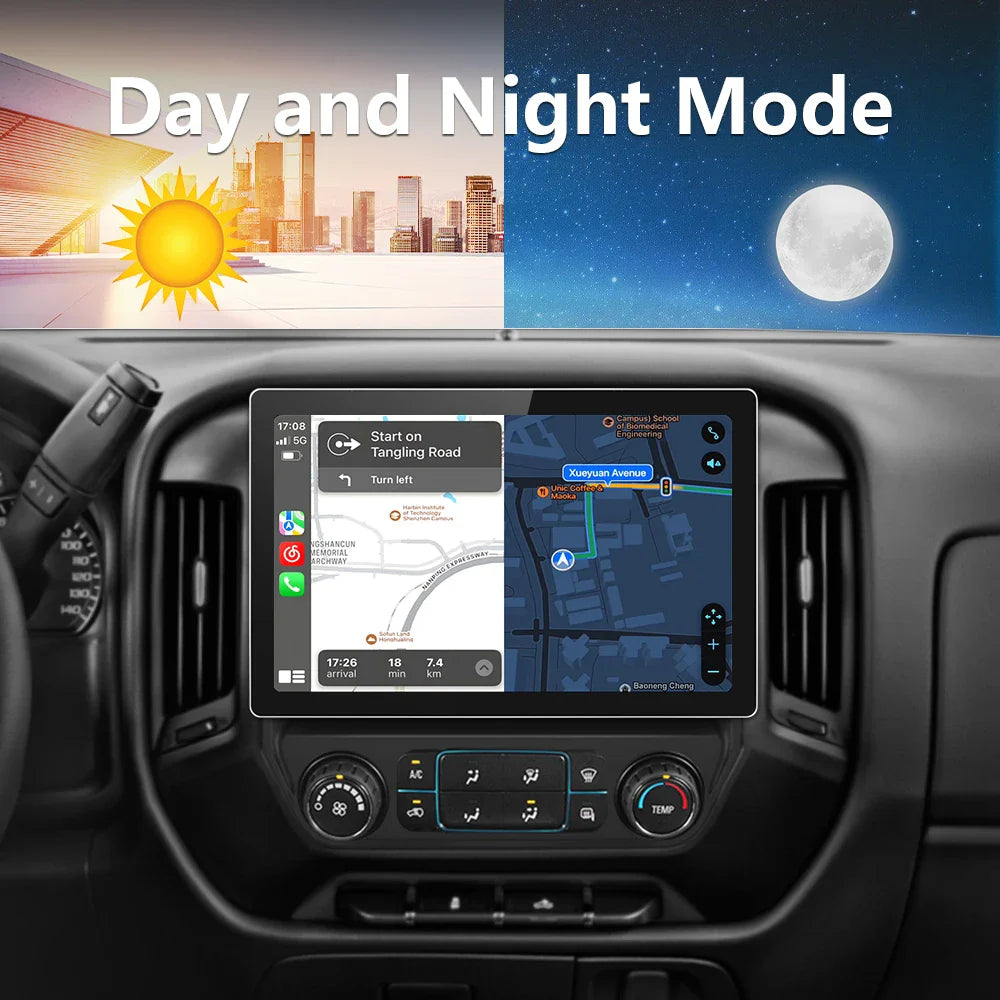 Junsun Wireless CarPlay for Apple Autoradio for Chevy Silverado GMC Sierra 2014-2018 Car Radio Stereo Multimedia Android Auto