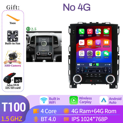 9.7″Android 14 For Renault Koleos Megane 4 Samsung SM6 Talisman 2017-2019 Wireless Apple BT Carplay Car Radio Multimedia