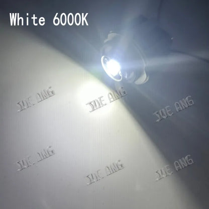 2pcs Car LED Fog Light Bulbs DRL Lamp Dual Colors White Yellow Bar spotlight refit For Toyota  Land Cruiser LC300 2022 2023 2024