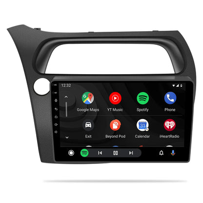 ZoeHong Android 13 Carplay GPS For Honda Civic Hatchback 2006-2011 Car Radio Multimedia Player Navigation GPS 4G Android Auto