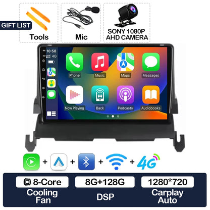 Android 15 Car Radio For Dodge Journey 2009 - 2012 Multimedia Stereo Video Player Qualcomm Head Unit 2DIN 4G LTE 5G WIFI QLED BT