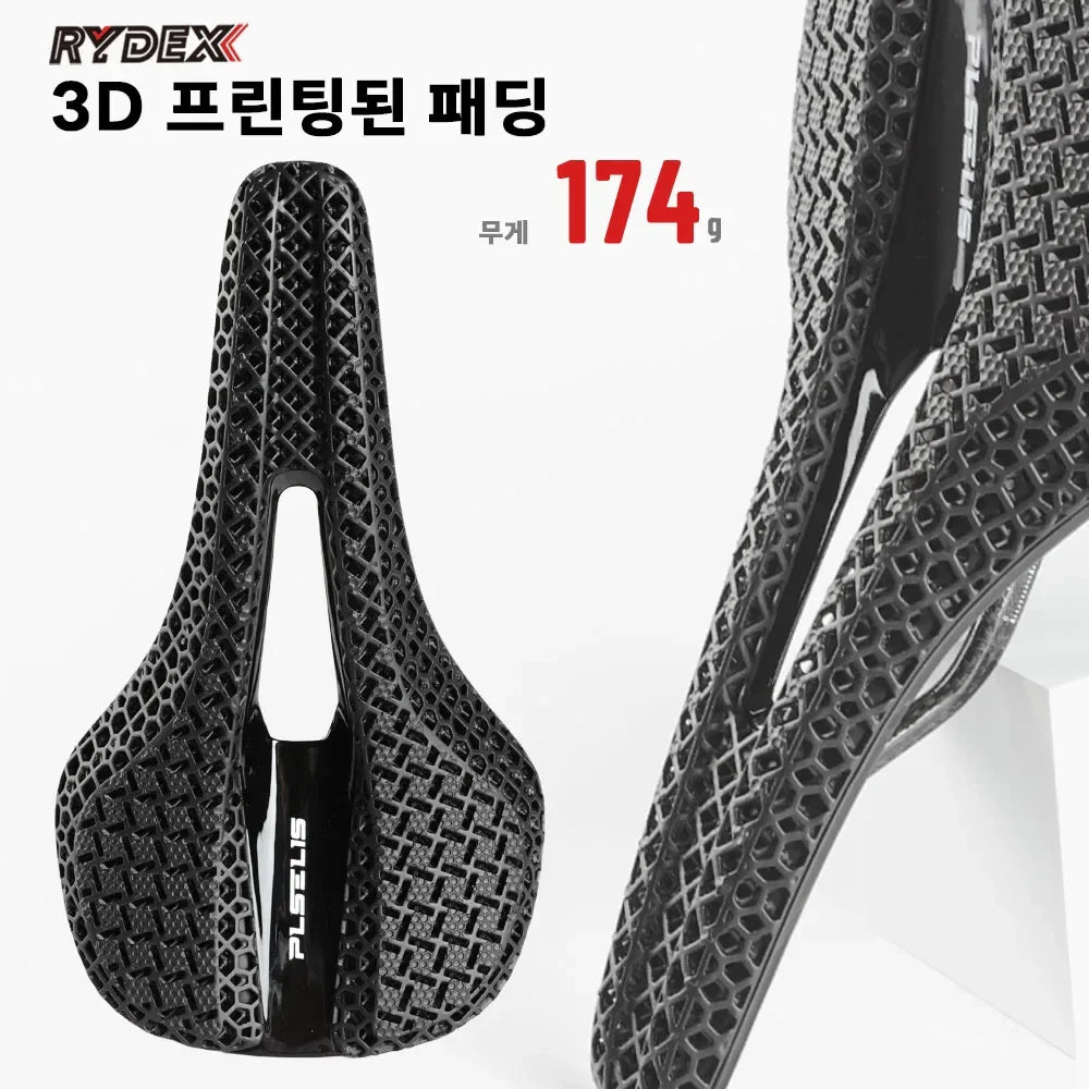 3D Printed Saddle Full Carbon Fiber Lightweight Bicycle Saddle For Mtb Gravel Road bike Comfortable Cycling Seat Parts