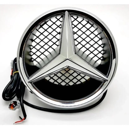Car Front Grilled Star Emblem LED Illuminated Logo White Blue Red Light for Mercedes Benz W204 GLK220 GLK300 GLK350 GLK500 W245