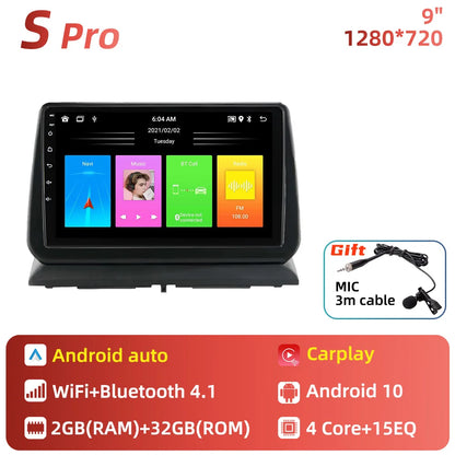 2 Din Android Car Radio for Dodge Nitro 2007-2011 Stereo Carplay Car Multimedia Player GPS Navigation Autoradio Head Unit Auto