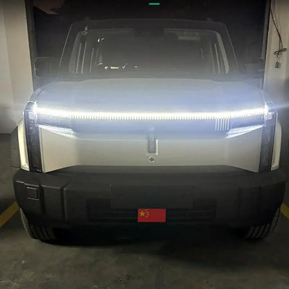 For Chery Icar 03 Jaeco J6 EV 2024 2025 Hood Through Light Strip Car Accessories Car Modification Parts