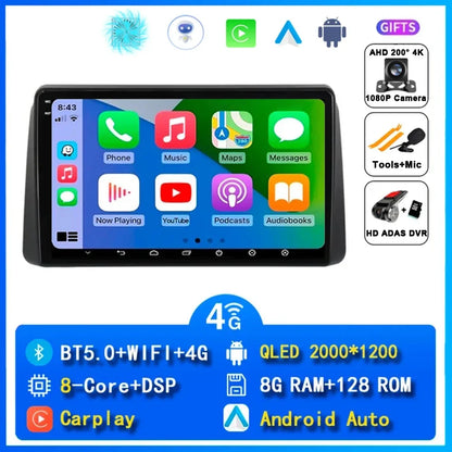 Android 14 Car Navigation Multimedia Player For Chrysler Grand Voyager 5 2011 - 2015 For Dodge Grand Caravan 2008-2020 2DIN DVD