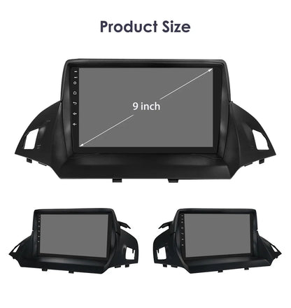 Hizpo 2 Din Android 13 For Ford Kuga 2 Escape 2013 - 2017 Car Radio Multimedia Video Player Navigation GPS 4G Carplay Stereo RDS