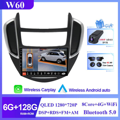 For Chevrolet Tracker 3 TRAX 2013 2014 2015 Android Auto Multimedia Car Player Radio GPS Video Navigation Carplay Screen No 2din