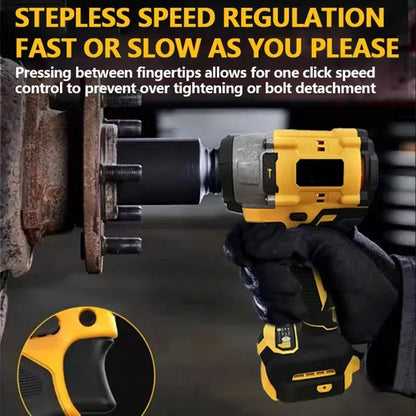 Electric Goddess Brushless Impact Electric Driver Electric Screwdriver Driver High Torque Tools for Dewalt 20V Battery power tools
