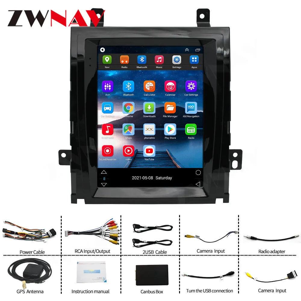 T-Style Screen Android Radio For Cadillac Escalade 2007 2008 2009-2012 Car Multimedia Player Auto Audio Stereo Head Unit