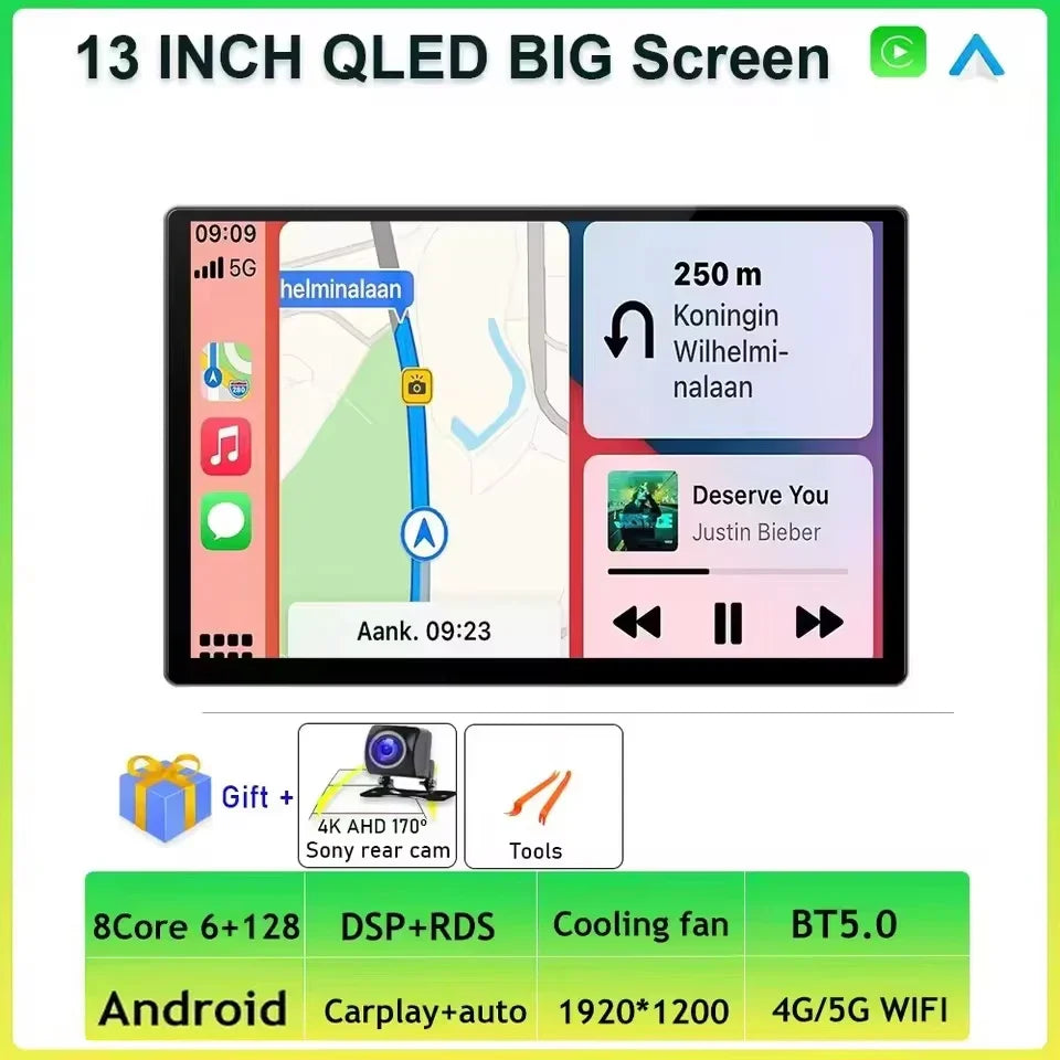 Android 14 Carplay Auto Car Radio For Peugeot 5008 4008 3008 2017 2018 2019 2020 Multimedia Video Player Navigation GPS Stereo