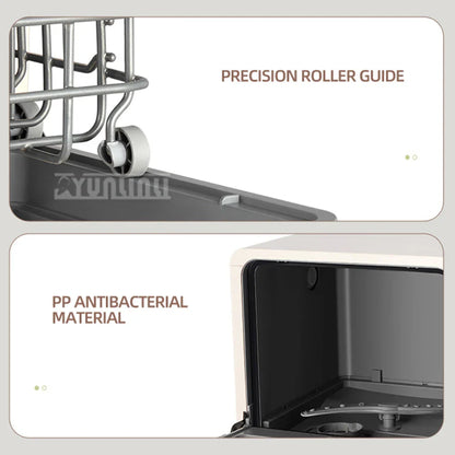 Kitchen Intelligent Lavavajillas Dishwasher Automatic Portable Disinfection Dishwasher Countertop