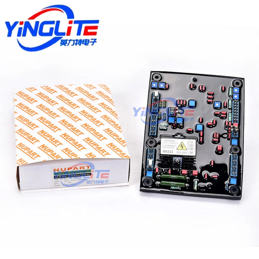 MX321 AVR Permanent Magnet Generator Voltage Regulator Stabilizer Red Flexible Tape Stamford Logo Alternator Parts