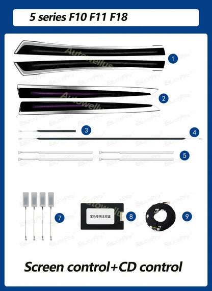 Auto led ambient light For 5 Series F10 F11 F18 M5 518d 520d 525d 535i 528i dashbaord lighting Interior Atmosphere lamp